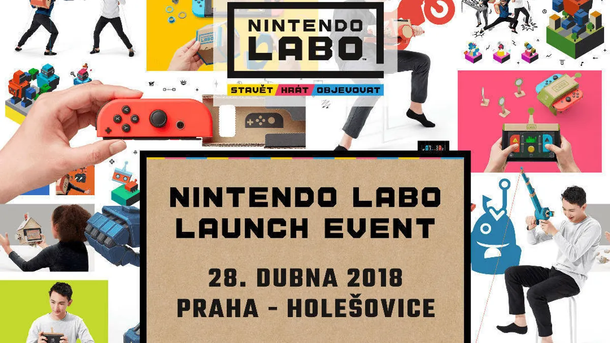 Hlavní obrázek článku: Přijďte si vyzkoušet Nintendo Labo