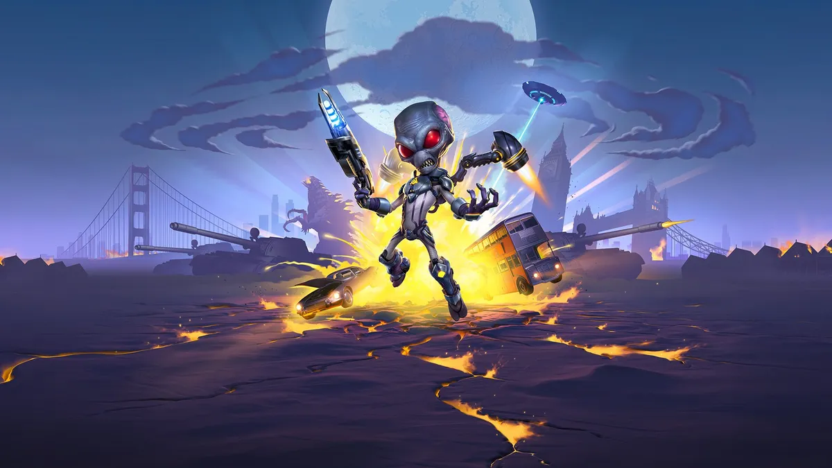 Hlavní obrázek článku: Nový trailer na akční hru Destroy All Humans! 2: Reprobed představuje lokace