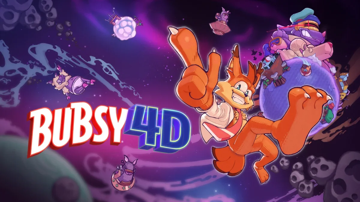 Hlavní obrázek článku: Plošinovka Bubsy 4D dostala na konzolích demoverzi