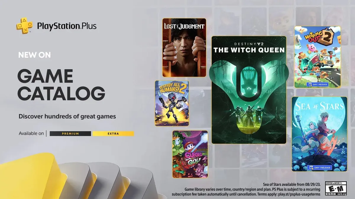 Hlavní obrázek článku: Sony oznámila nové hry do předplatného PlayStation Plus Extra a Premium - Sea of Stars, Destiny 2: The Witch Queen nebo Lost Judgment