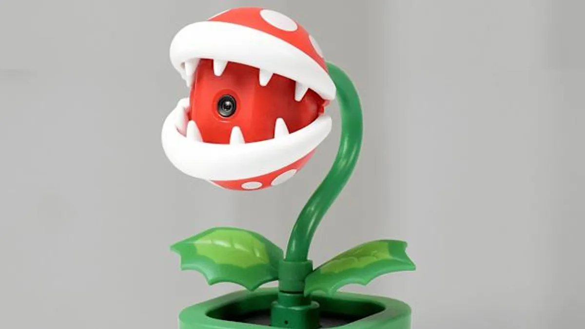 Hlavní obrázek článku: Kamerka Piranha Plant pro Nintendo Switch 2 zvládá pouze nízké rozlišení, zaujmout chce především designem