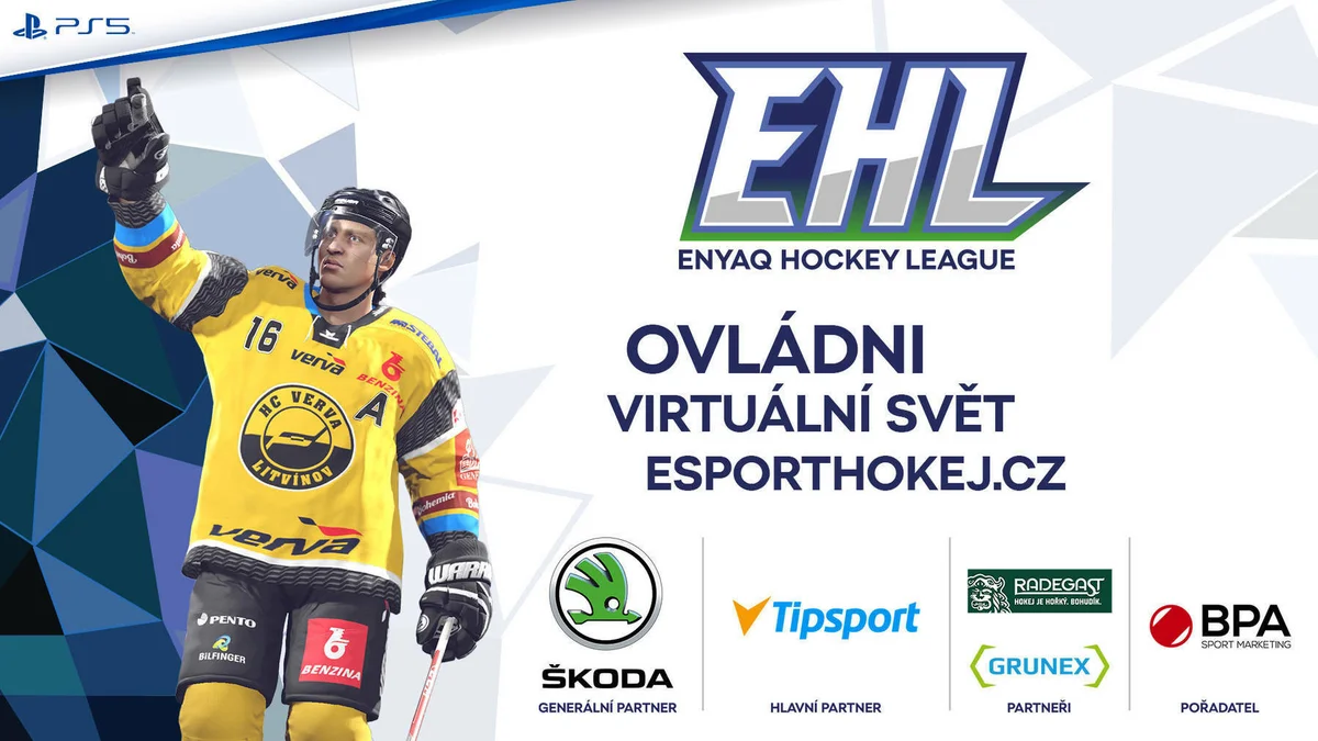 Hlavní obrázek článku: Hraj virtuální hokej za extraligový klub, registruj se do ENYAQ Hockey League ve hře NHL 22