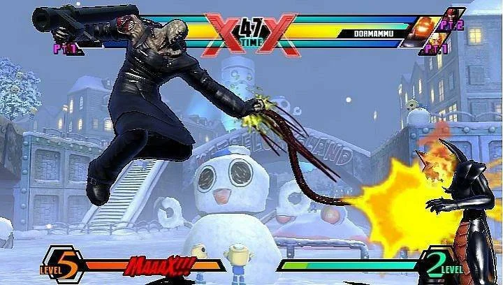 Záběry z PS Vita verze Ultimate Marvel vs. Capcom 3