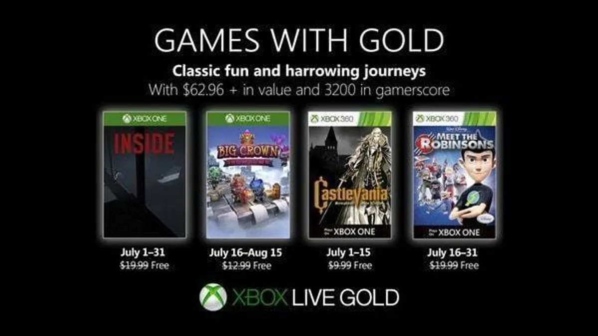 Hlavní obrázek článku: Oznámeny červencové hry v členství Xbox LIVE GOLD