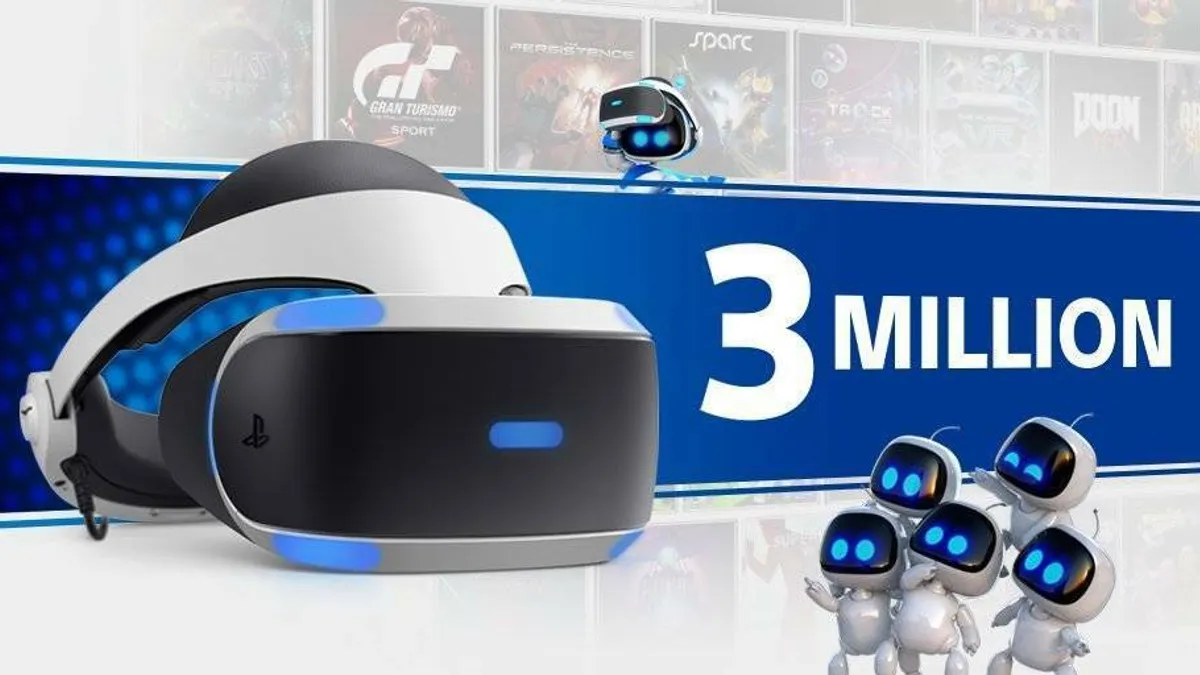 Hlavní obrázek článku: Sony prodala 3 miliony headsetů PlayStation VR