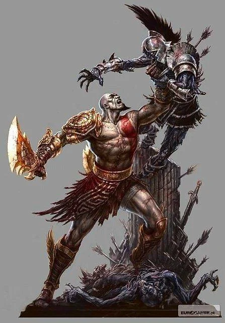God of War 3 artworky