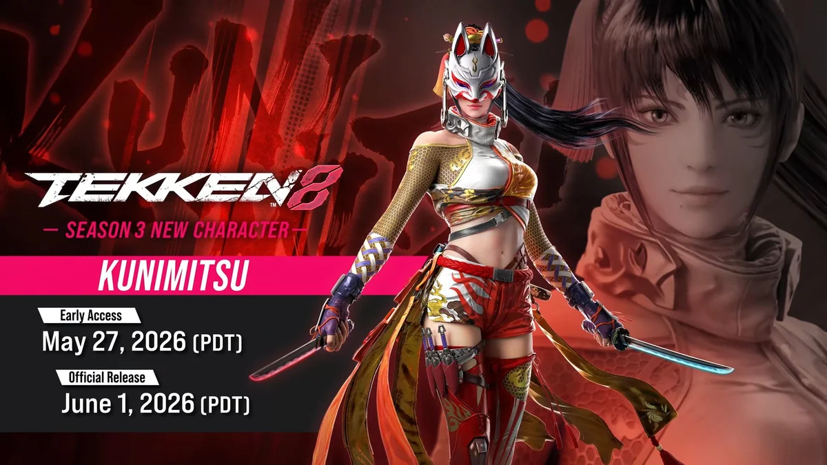 Hlavní obrázek článku: Koncem května se do Tekken 8 dostane bojovnice Kunimitsu