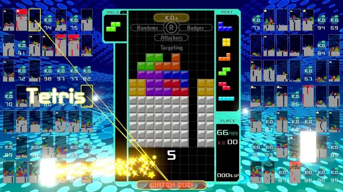 Hra Tetris 99 vyjde krabicově s veškerými DLC