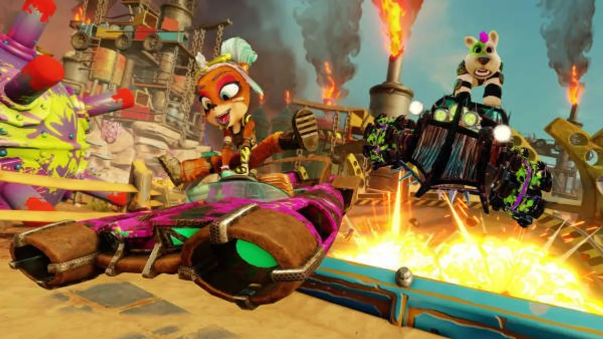 Hlavní obrázek článku: Zítra začne Rustland Grand Prix v Crash Team Racing Nitro-Fueled