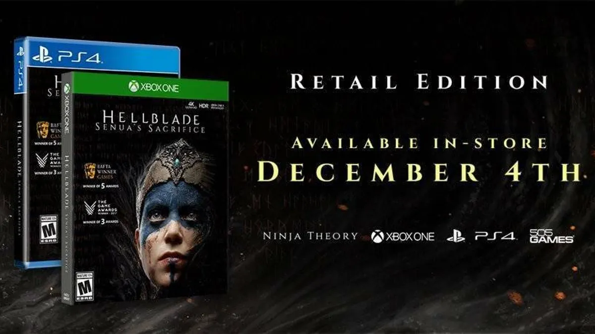 Hlavní obrázek článku: Hra Hellblade Senua’s Sacrifice míří do obchodů, vyjde v diskové verzi