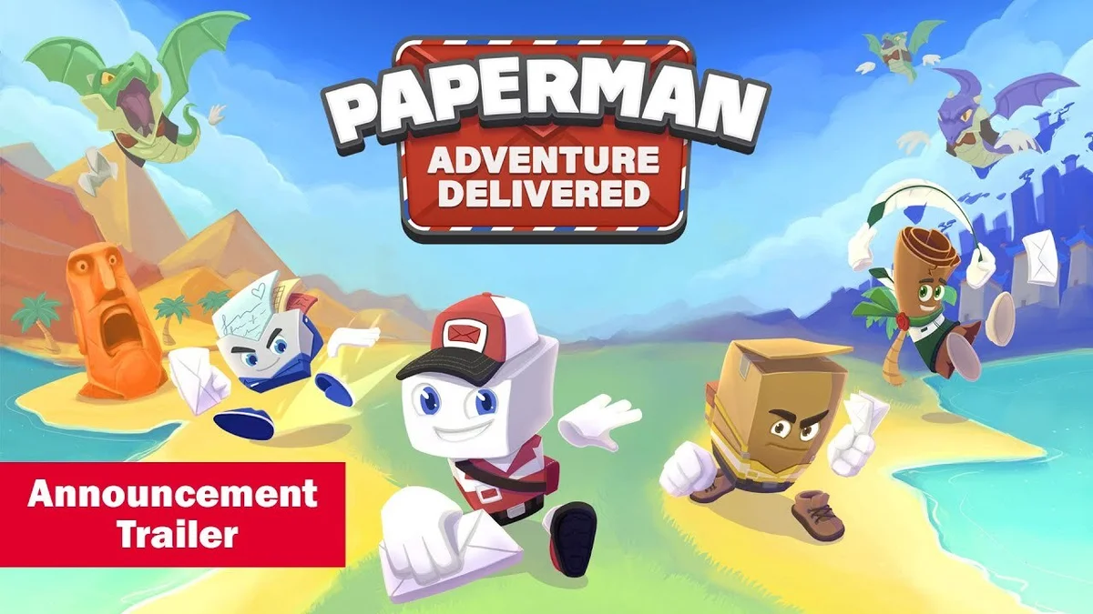 Hlavní obrázek článku: Oznámena 3D plošinovka Paperman: Adventure Delivered, vyjde v září pro všechny konzole