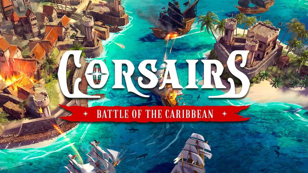 Hlavní obrázek článku: Oznámena pirátská strategická hra Corsairs: Battle of the Caribbean pro PC a konzole