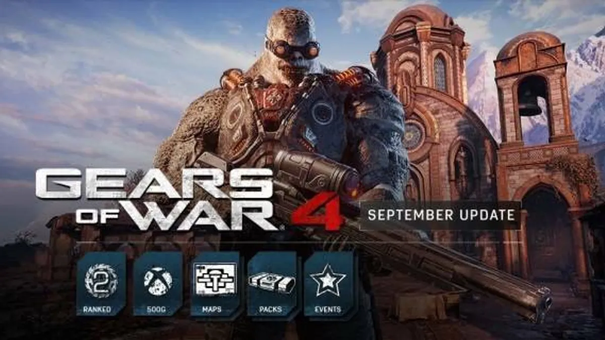 Hlavní obrázek článku: Přiblížen zářijový update pro akci Gears of War 4
