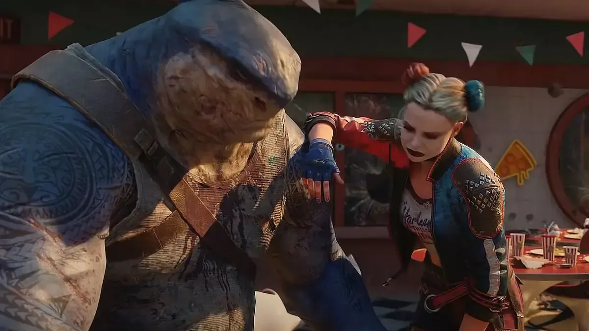 Hlavní obrázek článku: V kratších trailerech na Suicide Squad: Kill the Justice League se představuje Kapitán Boomerang, Harley Quinn a King Shark