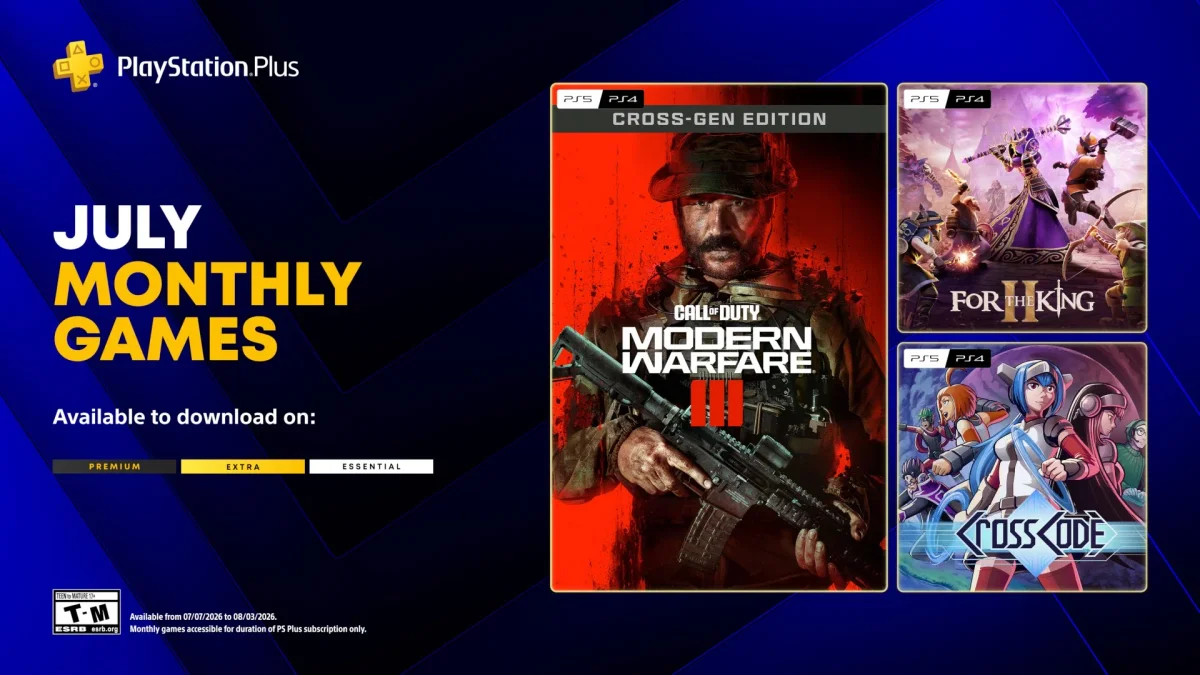 Hlavní obrázek článku: Červencové PlayStation Plus Essential nabídne Call of Duty: Modern Warfare III nebo CrossCode