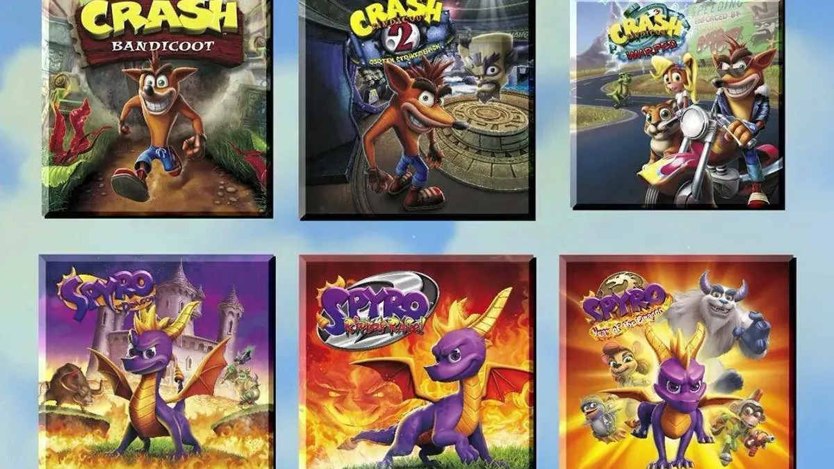 Hlavní obrázek článku: Vyšel bundle kolekcí Crash Bandicoot a Spyro the Dragon