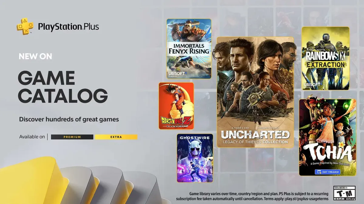 Hlavní obrázek článku: Do předplatného PlayStation Plus Extra/Premium míří Uncharted Legacy of Thieves, Ghostwire Tokyo i Syphon Filter: Dark Mirror