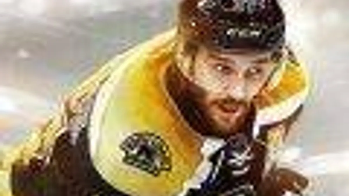Hlavní obrázek článku: Patrice Bergeron na obalu NHL 15
