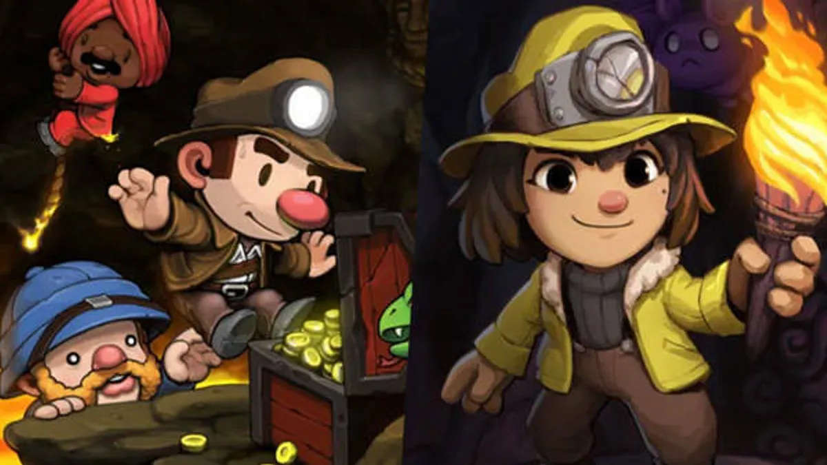 Hlavní obrázek článku: Koncem měsíce vyjdou pro Nintendo Switch hry Spelunky a Spelunky 2
