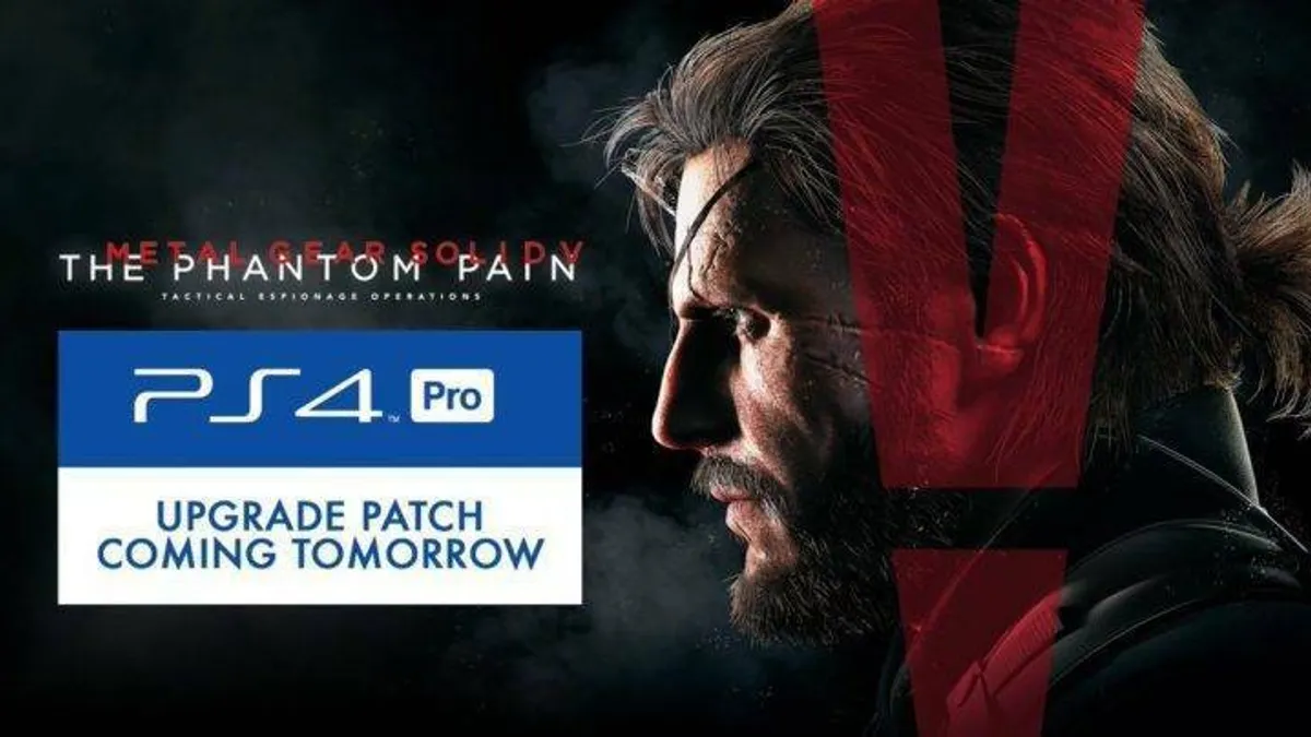 Hlavní obrázek článku: Metal Gear Solid V: The Phantom Pain dostal PS4 Pro update