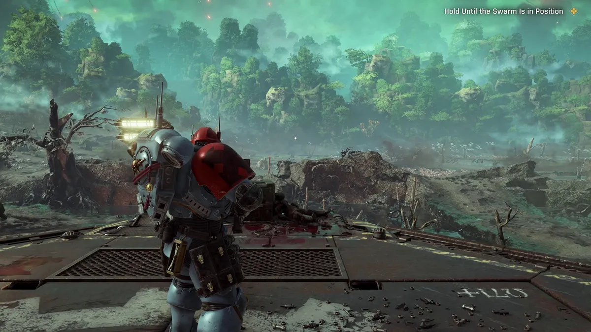 Hlavní obrázek článku: Sedm minut dlouhé video z Warhammer 40,000: Space Marine 2 ukazuje kooperaci a masakrování velkého množství nepřátel