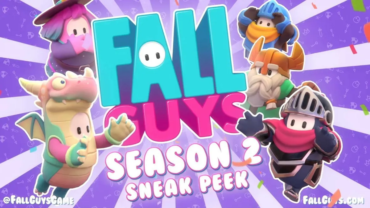 Hlavní obrázek článku: Ukázka z druhé sezóny hry Fall Guys: Ultimate Knockout