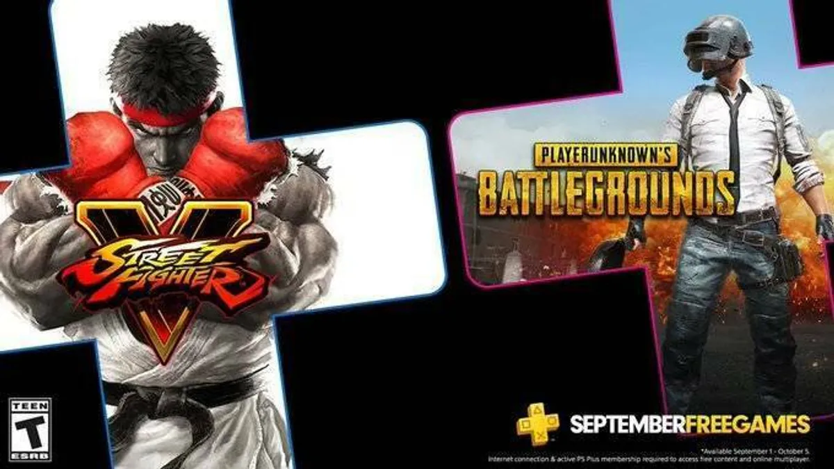 Hlavní obrázek článku: PlayerUnknown’s Battlegrounds a Street Fighter V v zářijové nabídce PlayStation Plus