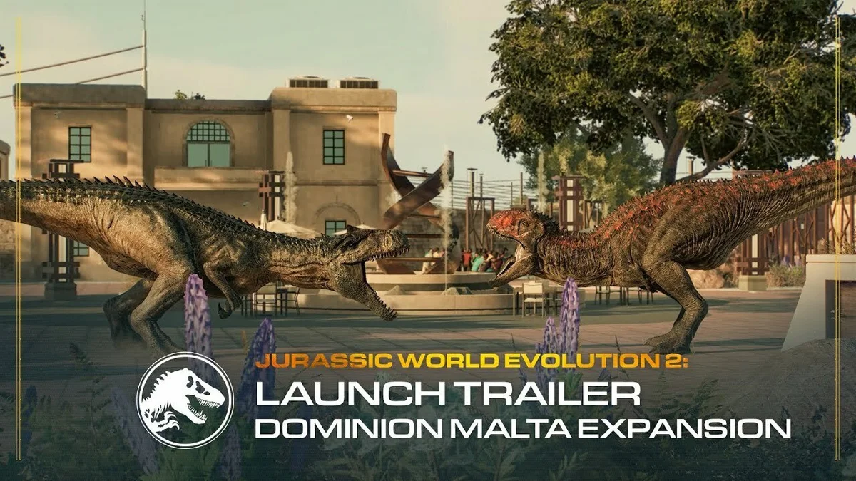 Hlavní obrázek článku: Vychází rozšíření Dominion Malta pro Jurassic World Evolution 2, launch trailer