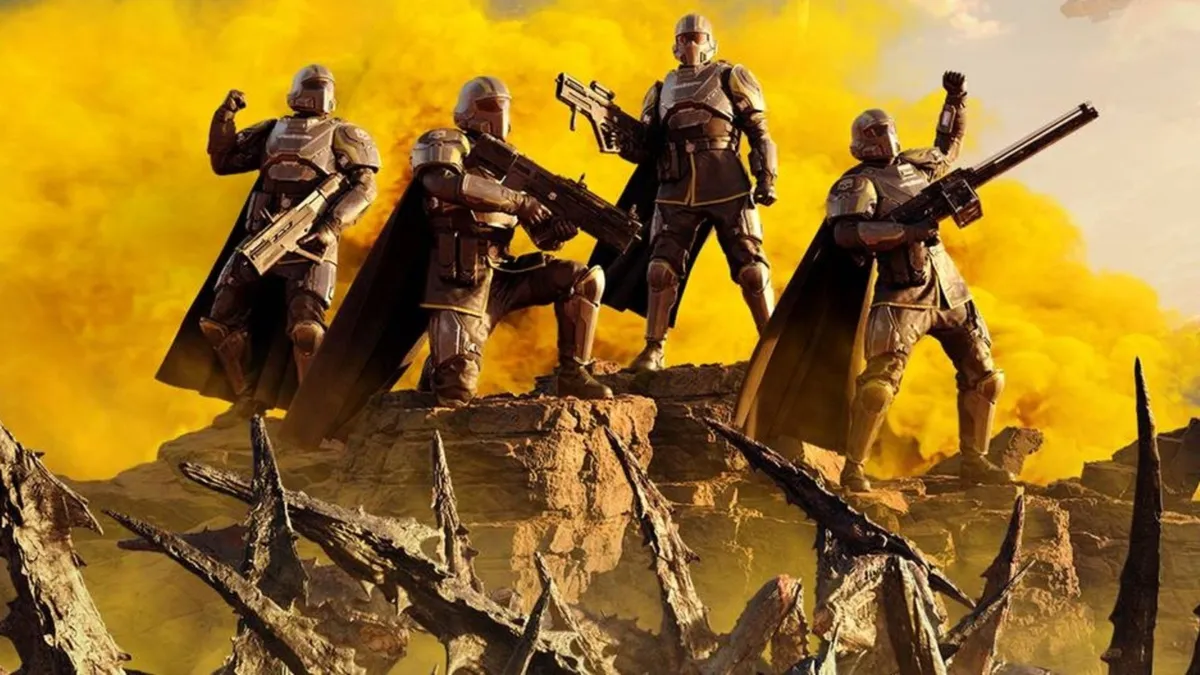 Hlavní obrázek článku: Nová ukázka ze zatím parádně vypadající kooperativní akce Helldivers 2, vyjde začátkem února příštího roku