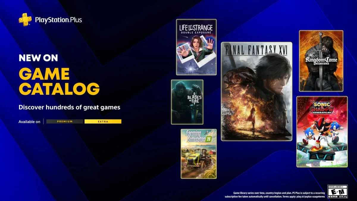 Hlavní obrázek článku: Oznámeny nové hry do předplatného PlayStation Plus Extra a Premium – Final Fantasy XVI nebo Kingdom Come: Deliverance