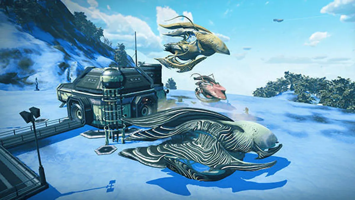 Hlavní obrázek článku: No Man's Sky dostává s posledním updatem žijící vesmírné lodě