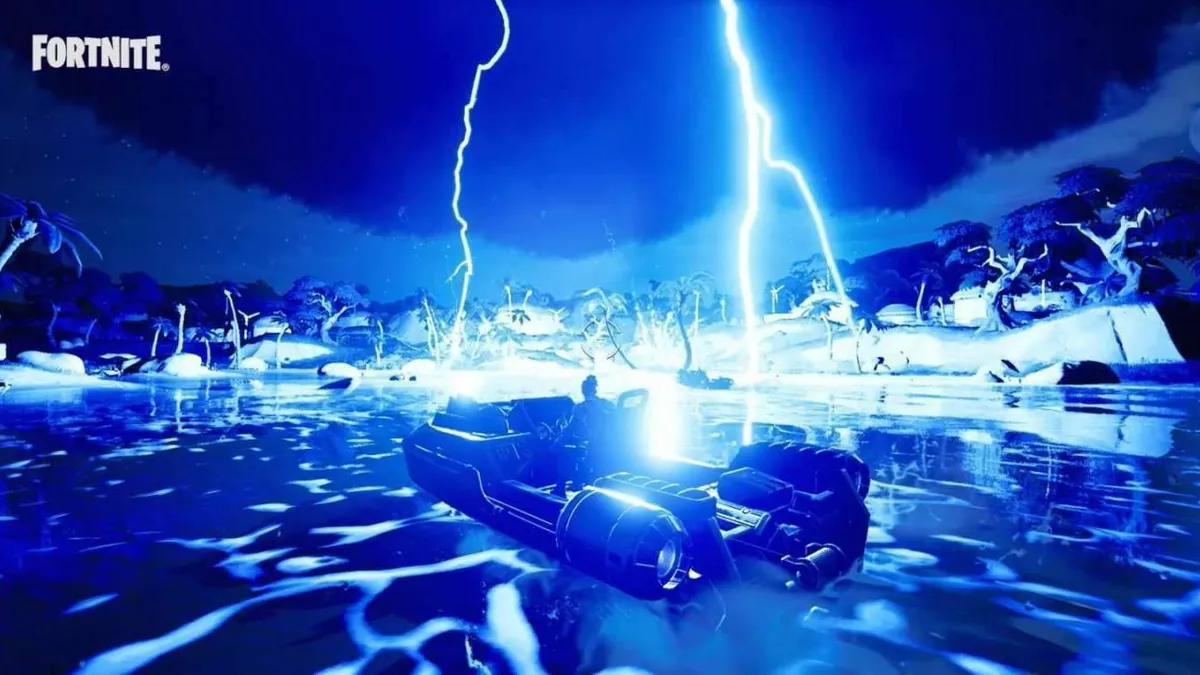 Hlavní obrázek článku: Nový update přinesl do Fortnite tornáda a dynamické počasí