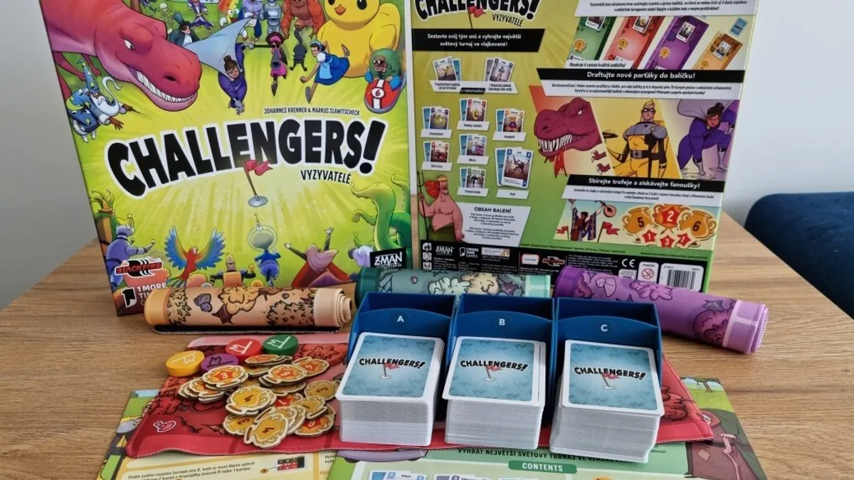 Hlavní obrázek článku: Deskové hry na léto - Challengers: Vyzyvatelé!, Fantastická zvířata a Small World of Warcraft