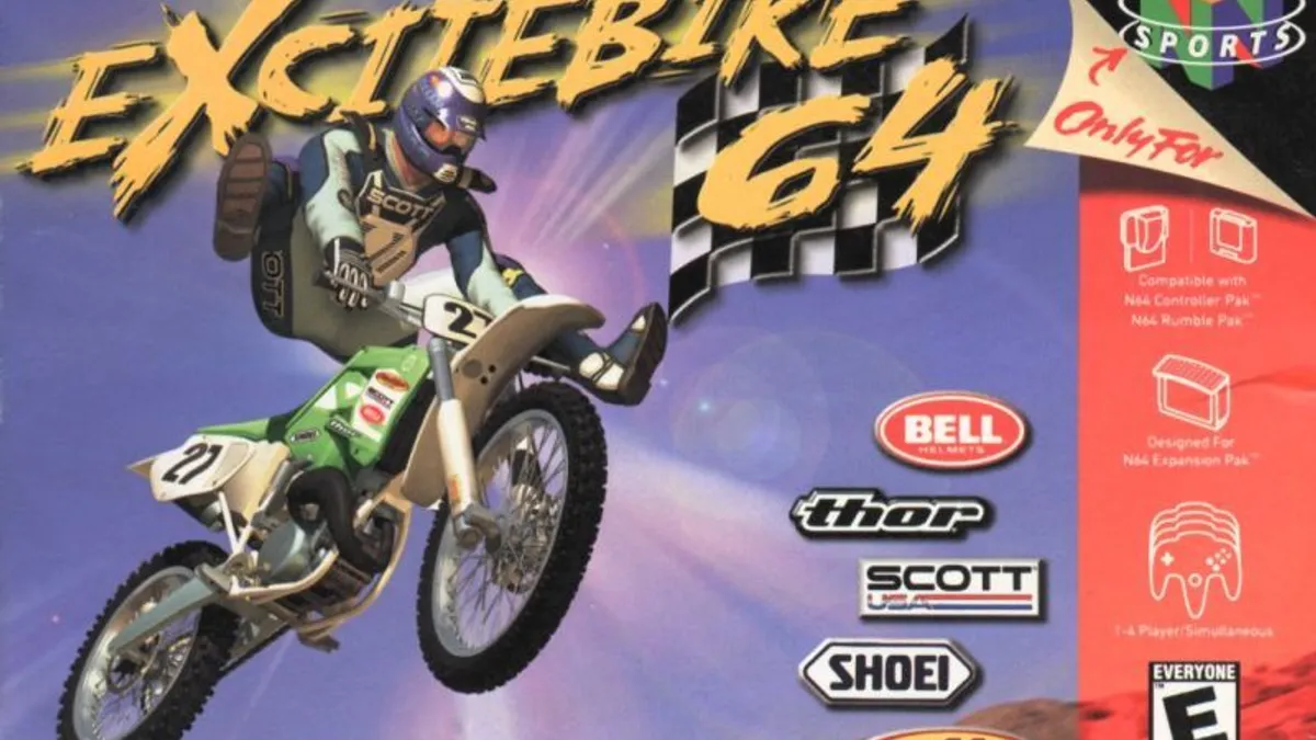 Hlavní obrázek článku: Příští týden se do online předplatného konzole Nintendo Switch dostane hra Excitebike 64