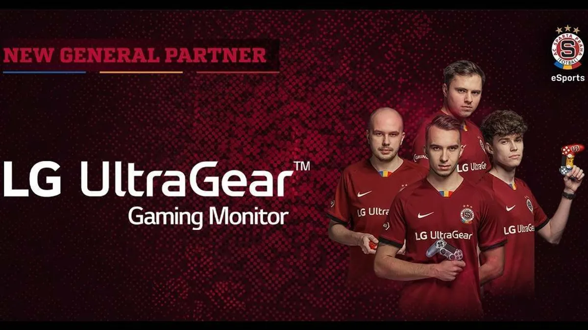 Hlavní obrázek článku: Herní monitory LG UltraGear generálním partnerem AC Sparta esports