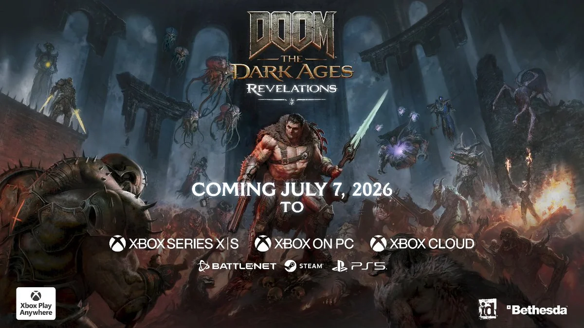 Hlavní obrázek článku: Hra DOOM: The Dark Ages dostane začátkem července rozšíření Revelations