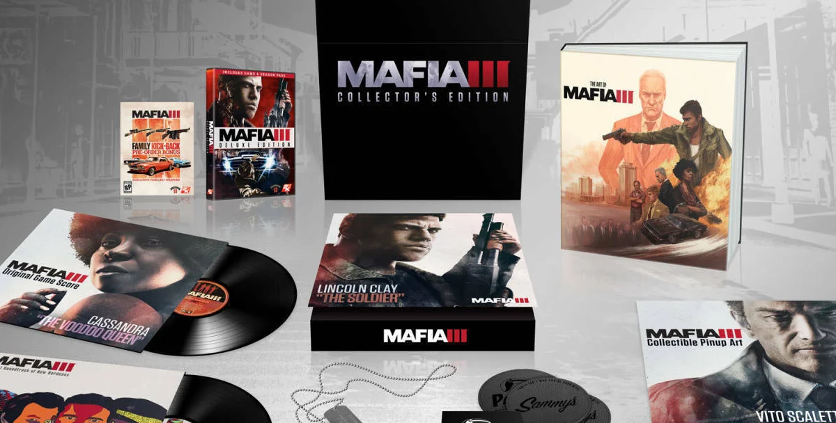 Hlavní obrázek článku: Kompletně odhalena sběratelská edice akční hry Mafia 3