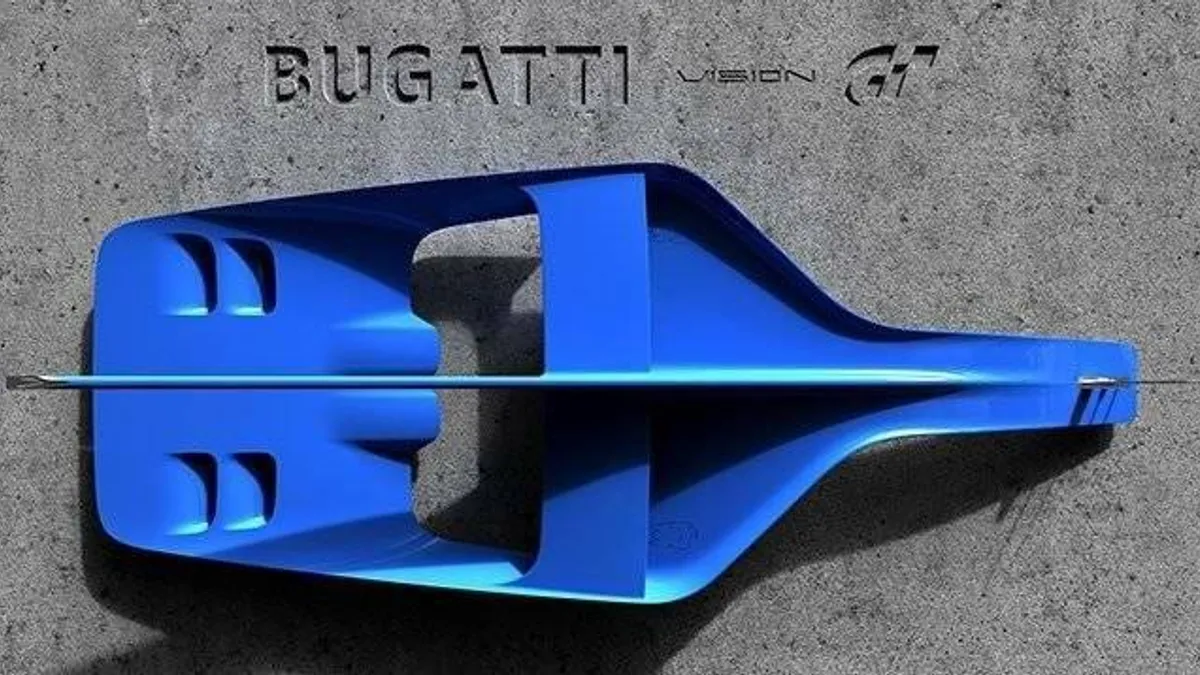 Hlavní obrázek článku: Odhalena upoutávka na vůz Bugatti Vision Gran Turismo
