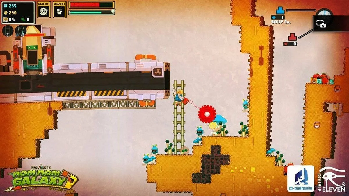 PixelJunk Nom Nom Galaxy vyjde pro PlayStation 4 příští týden
