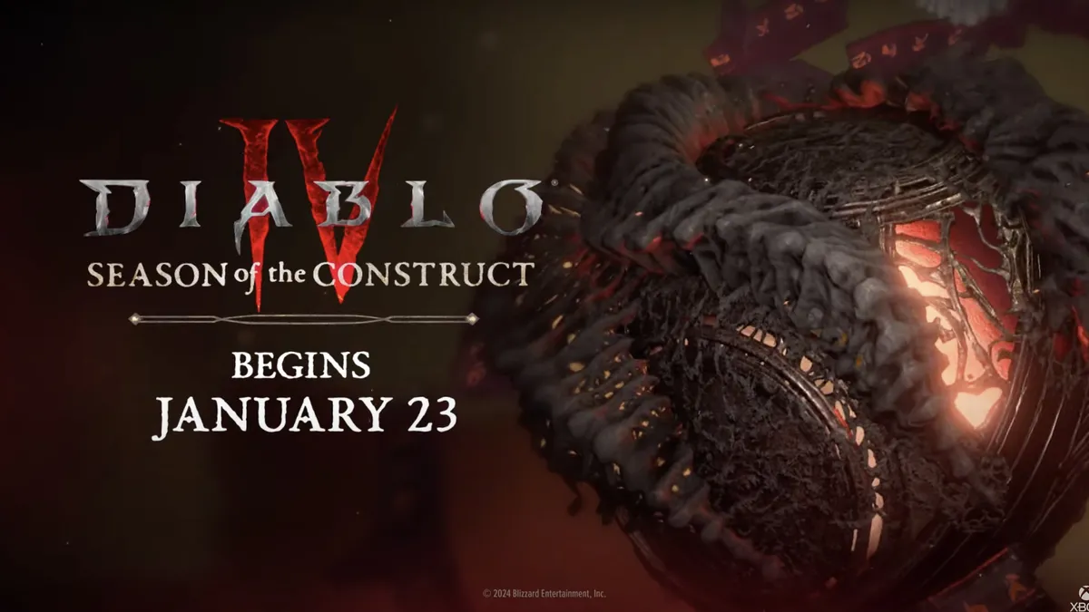 Hlavní obrázek článku: Blizzard oznámil třetí sezónu hry Diablo IV Season of the Construct, začne příští týden