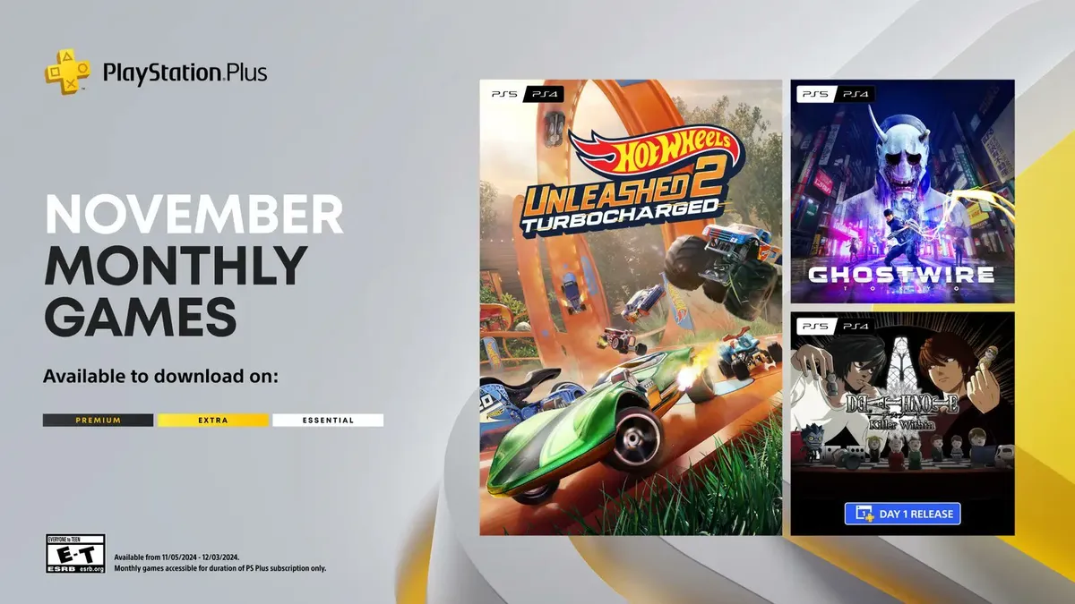 Hlavní obrázek článku: Předplatné PlayStation Plus Essential nabídne v listopadu hry Hot Wheels Unleashed 2 – Turbocharged a Ghostwire: Tokyo
