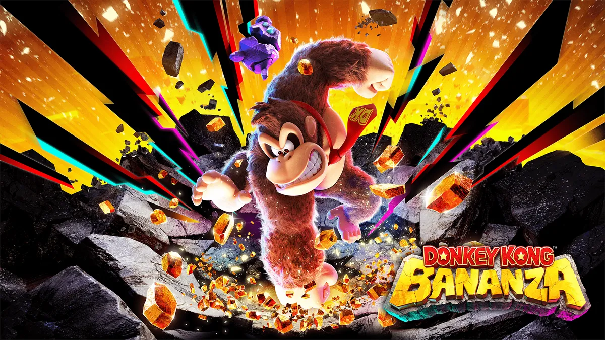 Hlavní obrázek článku: Oznámena plošinovka Donkey Kong Bananza pro Nintendo Switch 2, vyjde už v červenci