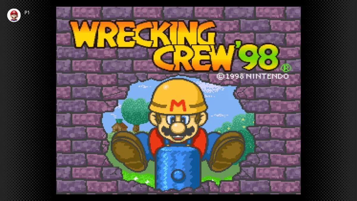 Hlavní obrázek článku: Na konzoli Nintendo Switch jsou dostupné další tři klasické hry, mezi nimi je Wrecking Crew ’98 nebo SUPER R-TYPE