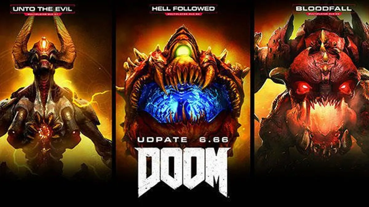 Hlavní obrázek článku: DOOM dostal update na 6.66, všechna DLCčka jsou zdarma