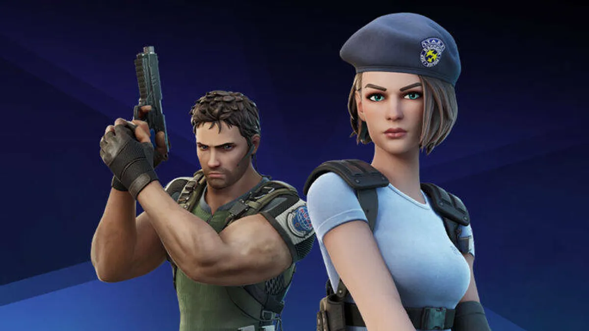 Hlavní obrázek článku: Do Fortnite se dostal Chris Redfield a Jill Valentine