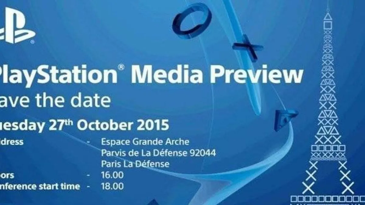 Hlavní obrázek článku: Sony stanovila čas své tiskové konference během Paris Games Week