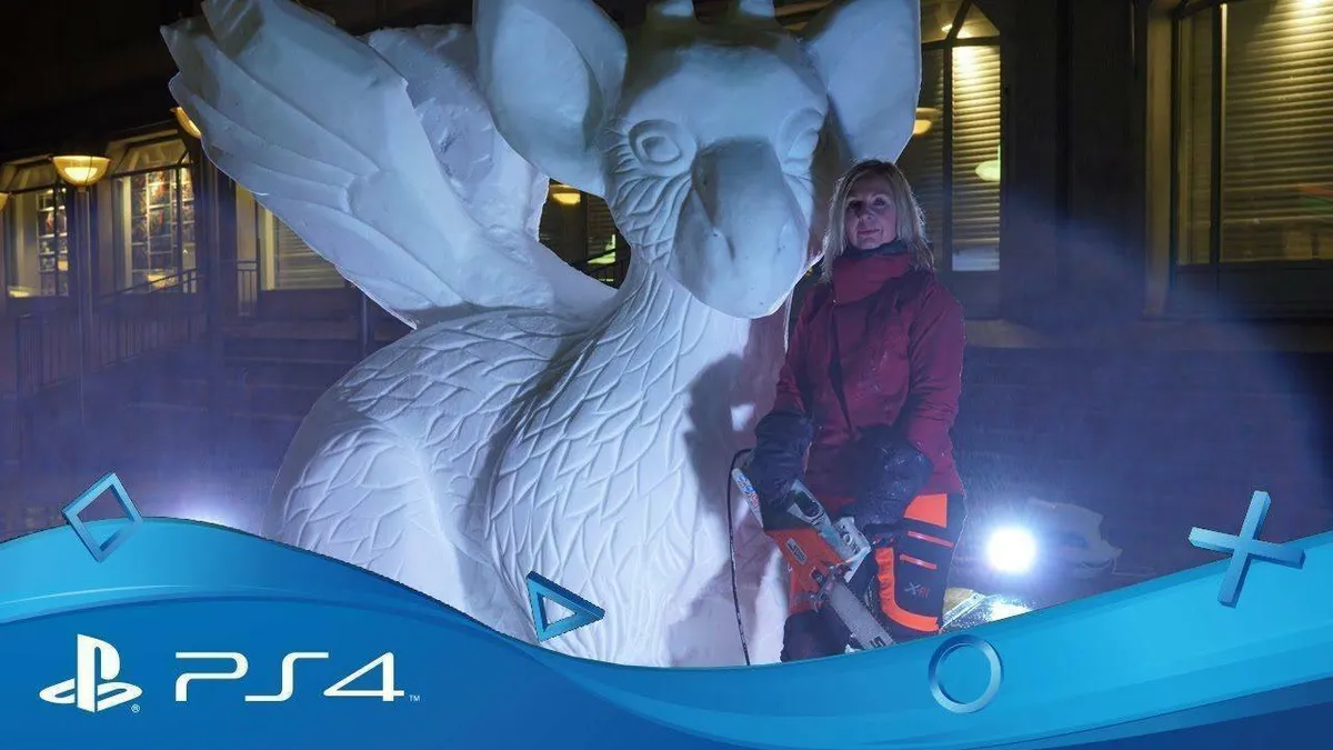 Hlavní obrázek článku: Ve Stockholmu se objevil Trico z ledu