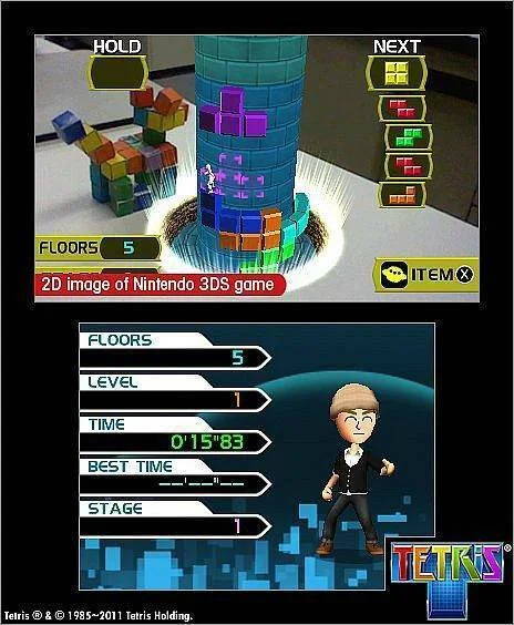 Tetris 3DS informace a obrázky