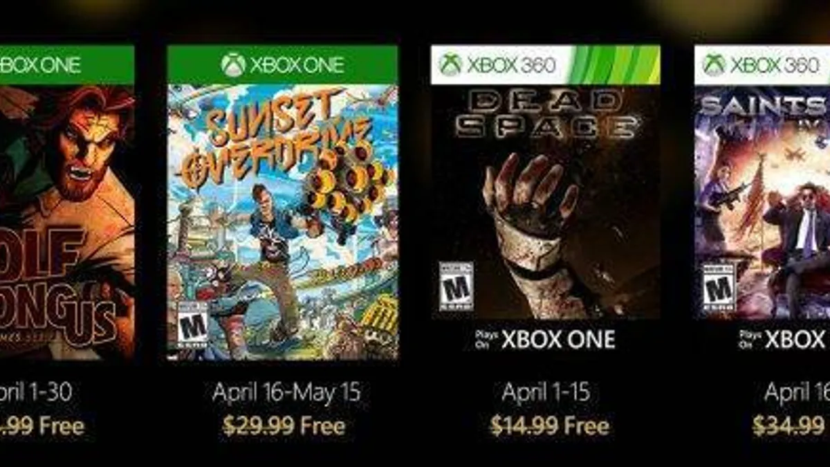 Hlavní obrázek článku: Oznámeny dubnové hry pro Zlaté členy na konzolích Xbox