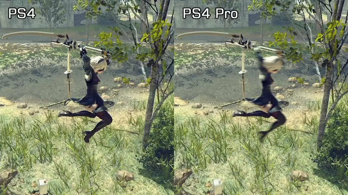 Hlavní obrázek článku: 21 minut z akce NieR: Automata + rozdíly mezi PS4 a PS4 Pro verzí